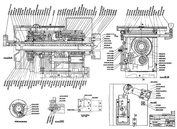 Шпиндель токарно-гвинторізного верстата Schaublin 150